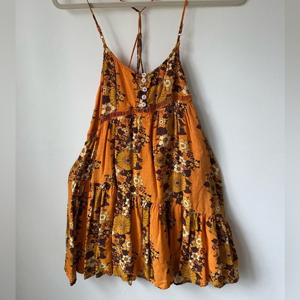 URBAN OUTFITTERS Floral Babydoll Dress
